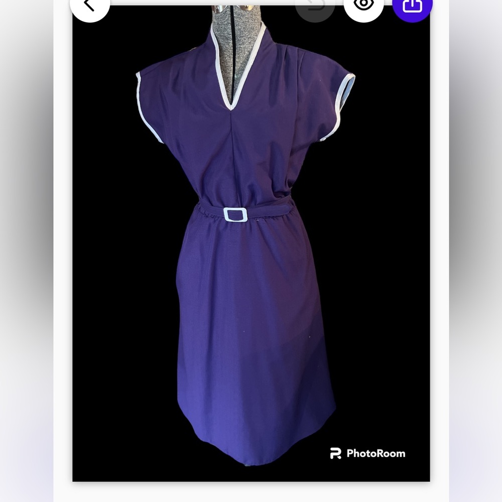 Awesome Van Ultra 80s dress in purple